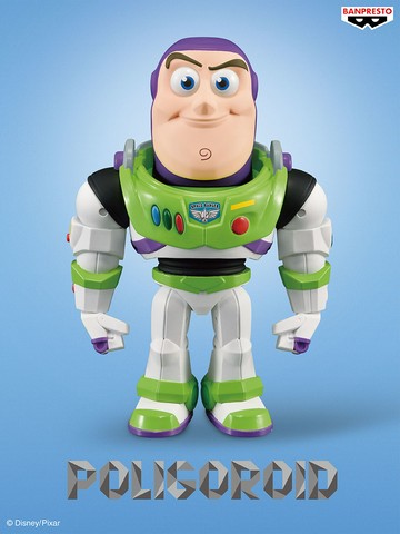 BANDAI 日版 景品 玩具總動員 POLIGOROID 巴斯光年 高約13公分