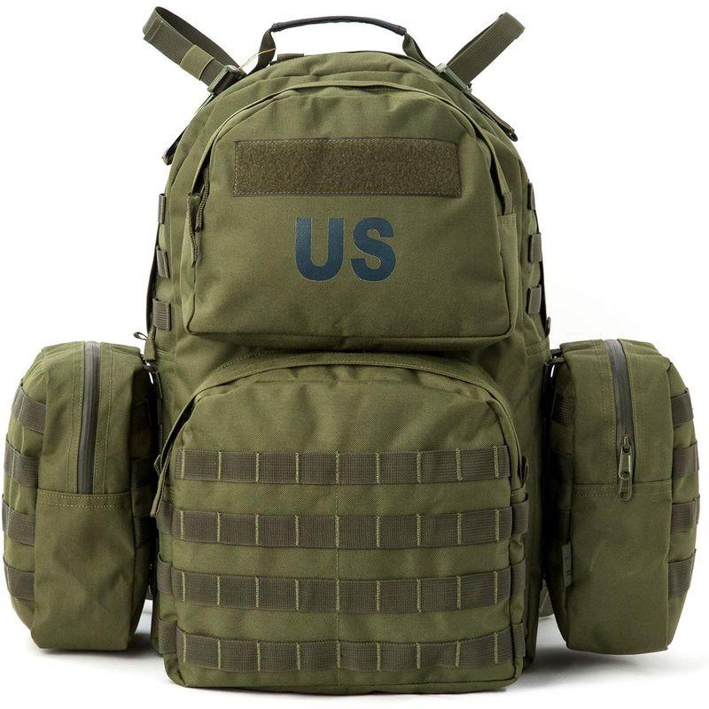 ミリタリー Molle II ミディアムリュックサック 2Xサステメントポーチ付き アーミータクティカルバックパック YKKジッパーとUTX