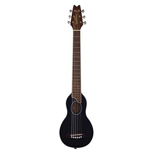 Washburn Rover String Acoustic Guitar, Right, Black (RO10SBK-A)