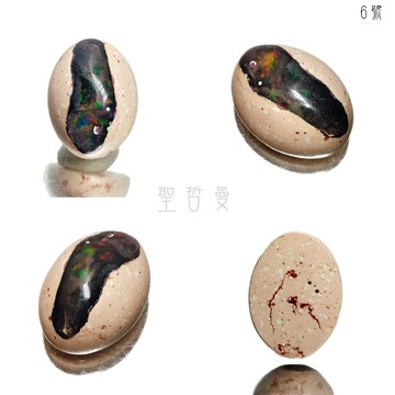 ❤️墨西哥火蛋白石裸石6號(Opal) ~愛情護符，靈感與創造，突破與成功