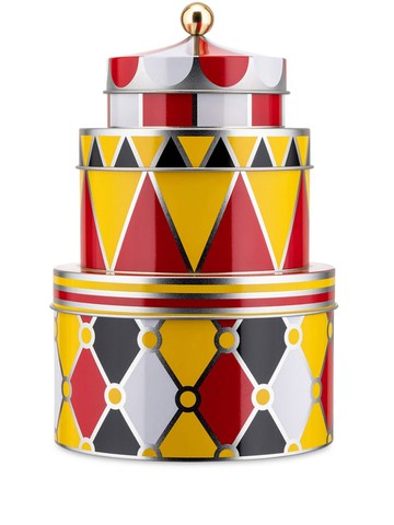 Alessi - circus theme three-piece box set - unisex - Tin - One Size - Red