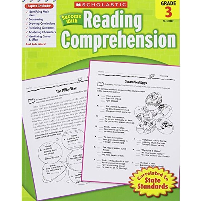 Scholastic Success With Reading Comprehension, Grade