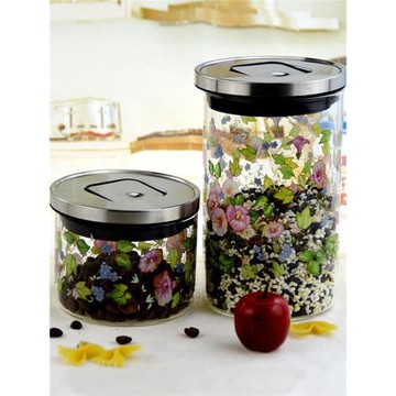 韓國玻璃瓶子密封罐帶蓋雜糧儲物罐儲存罐奶粉瓶食品咖啡豆干貨罐