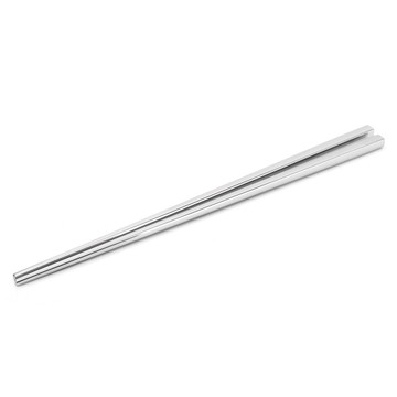 新款304不銹鋼韓式方筷子空心加重實用防滑韓式筷便攜餐具一雙裝