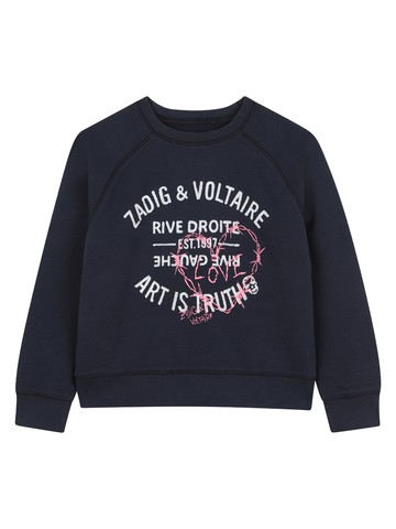 zadig & voltaire jersey with logo
