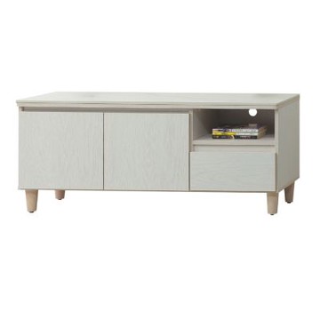 文創集 范卡巴4尺岩板二門電視櫃-120x40x52cm免組