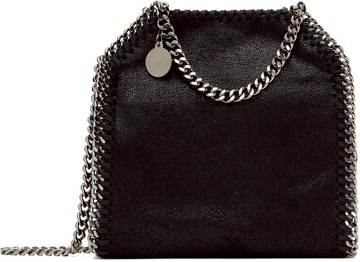 Stella McCartney 黑色 Falabella Tiny 托特包