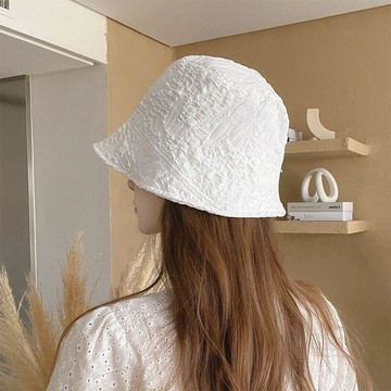 含稅價日系薄款褶皺漁夫帽子女夏天網紅ins街拍防曬遮陽帽女士水桶帽潮