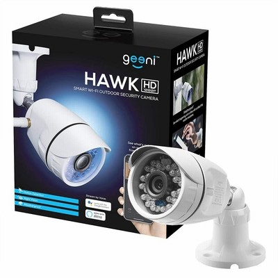 Geeni Hawk 1080p HD Outdoor Smart WiFi Security Camera with 　, Motion Alert