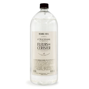 L'OCCITANE 歐舒丹 櫻花沐浴膠補充瓶(500ml)-百貨公司貨