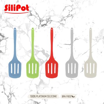 【Silipot】韓國鉑金矽膠耐熱大鍋鏟 煎匙(煎鏟 平底鍋鏟)