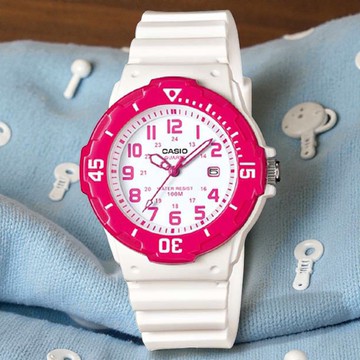 LRW-200H-4B 繽紛色彩 輕巧防水 學生最愛指針錶