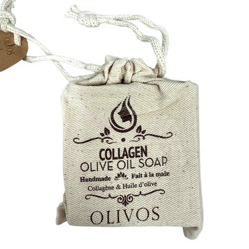 Olivos 奧莉芙的橄欖 嫩膚膠原蛋白橄欖油手工皂 附隨身束口袋  150g  1個