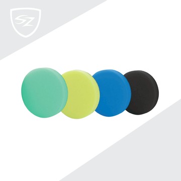 SZ 4吋/5.5吋/6吋 專業黏扣式海綿 魔鬼氈黏扣式打臘綿綠色/藍色/黑色/黃色