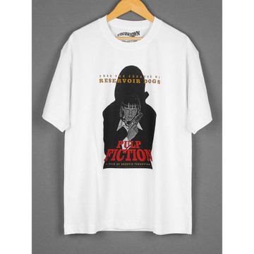 低俗小說Pulp Fiction昆汀經典電影烏瑪瑟曼人物純棉休閑短袖T恤