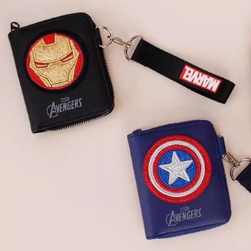 韓國winghouse兒童錢包男童小學生多功能零錢夾小孩蜘蛛俠錢包