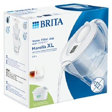 BRITA  馬利拉濾水壺3.5L-白(含MXPRO濾芯1入)