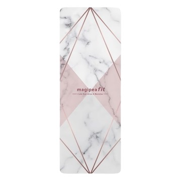 MAGIPEA 美極品 PU 瑜珈墊 防滑抓地力強  185 x 68 x 5mm  玫瑰大理石  1個