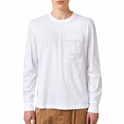 DIESEL◆T-HAIM/ポケット長袖Tシャツ/L/コットン/ブラック/ディーゼル ディーゼル DIESEL 長袖Tシャツ カットソー メンズ 胸ポケット