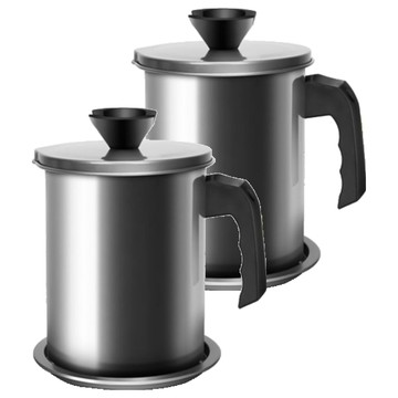 Well Life 悅生活 Best buy 304不鏽鋼濾油壼  2個  13.5cm