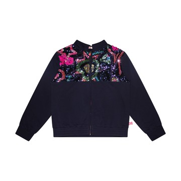 Billieblush - Dark Blue Cotton Sweatshirt