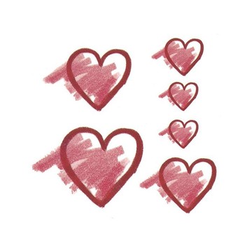 🎀免運臺灣有貨🎀喵小姐手繪韓國仿真持久紋身貼紙愛心防水手臂性感紋身貼女