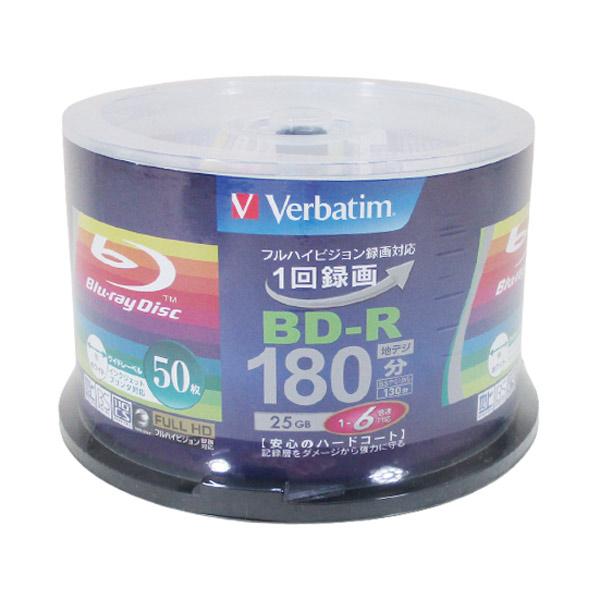 Verbatim BD-R（1回録画用） 1-6倍速 1セット（50枚入×2パック