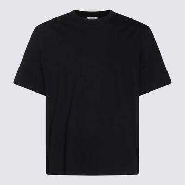 Black Cotton T-shirt Maison Kitsuné