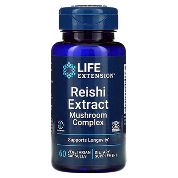 Life Extension, 靈芝提取物蘑菇複合物，60 粒素食膠囊