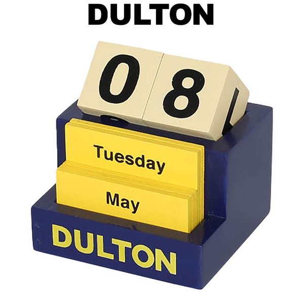 デスクトップ カレンダー ダルトン Dulton 卓上カレンダー インテリア小物 置物 万年カレンダー おしゃれ シンプル アメリカン レトロ 通販 Lineポイント最大get Lineショッピング