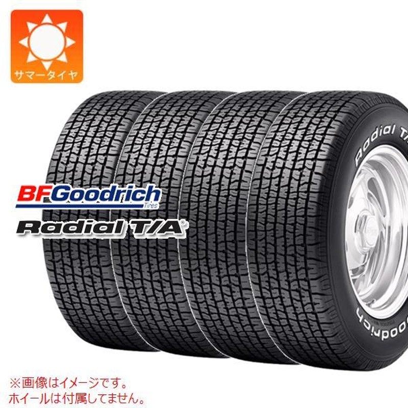 4本 サマータイヤ 225/60R14 94S BFグッドリッチ ラジアルT/A ホワイト ...