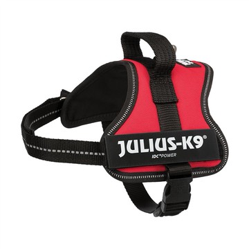 Trixie 寵物用品 馬鞍型胸背帶-紅 M/0: 58-76 cm (TX14843)