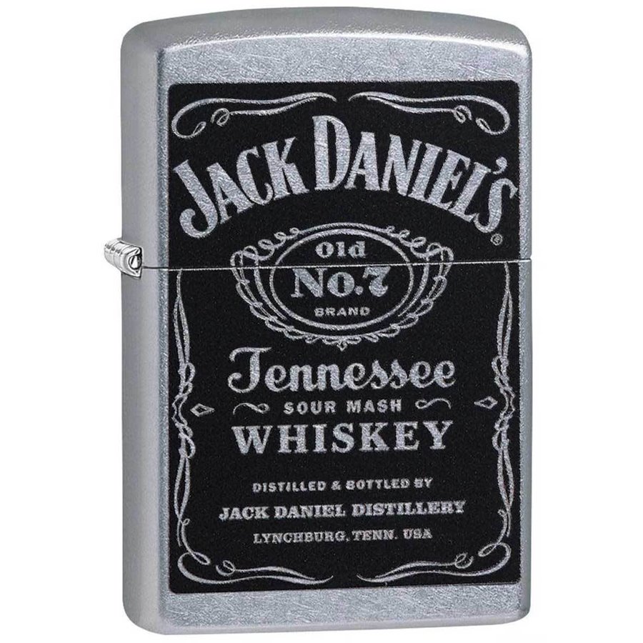 ZIPPO ジッポー ライター JACK DANIELS ジャックダニエル ストリートクローム ジッポ オイルライター