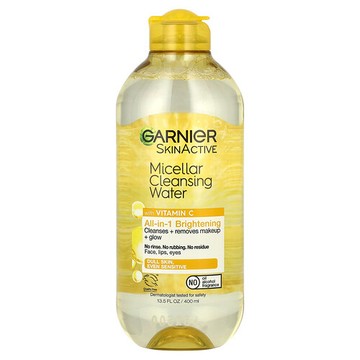 Garnier, SkinActive，維生素 C 膠束清潔水，13.5 液量盎司（400 毫升）