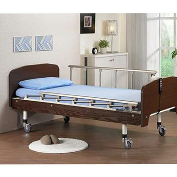 來而康 立明 交流電力可調整式病床 F02 木飾板 二馬達 電動床補助 附加功能A款 贈:床包X2+中單X1