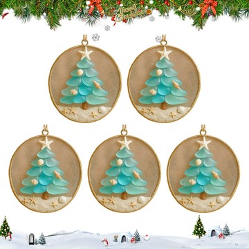 洛陽牡丹 Coastal Christmas Tree Ornament沿海聖誕樹裝飾 海洋靈感聖誕裝飾品 - 海洋玻璃