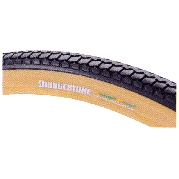 BRIDGESTONE ブリヂストン タフロード タイヤのみ 1本 WO26x1-3 タイヤサイド色 アメ色 シティサイクル車用タイヤ Tough  Road CTR26-X 2700650BLA P5367