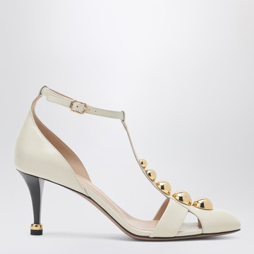 Cleia ivory heeled sandals