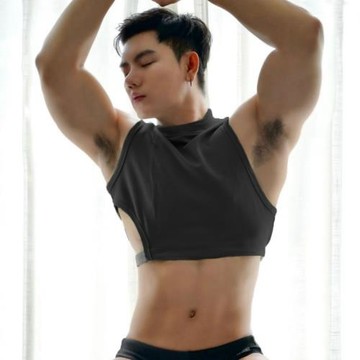 男士背心緊身莫代爾棉無痕吊帶跨欄運動內穿內衣上身打底衫男潮