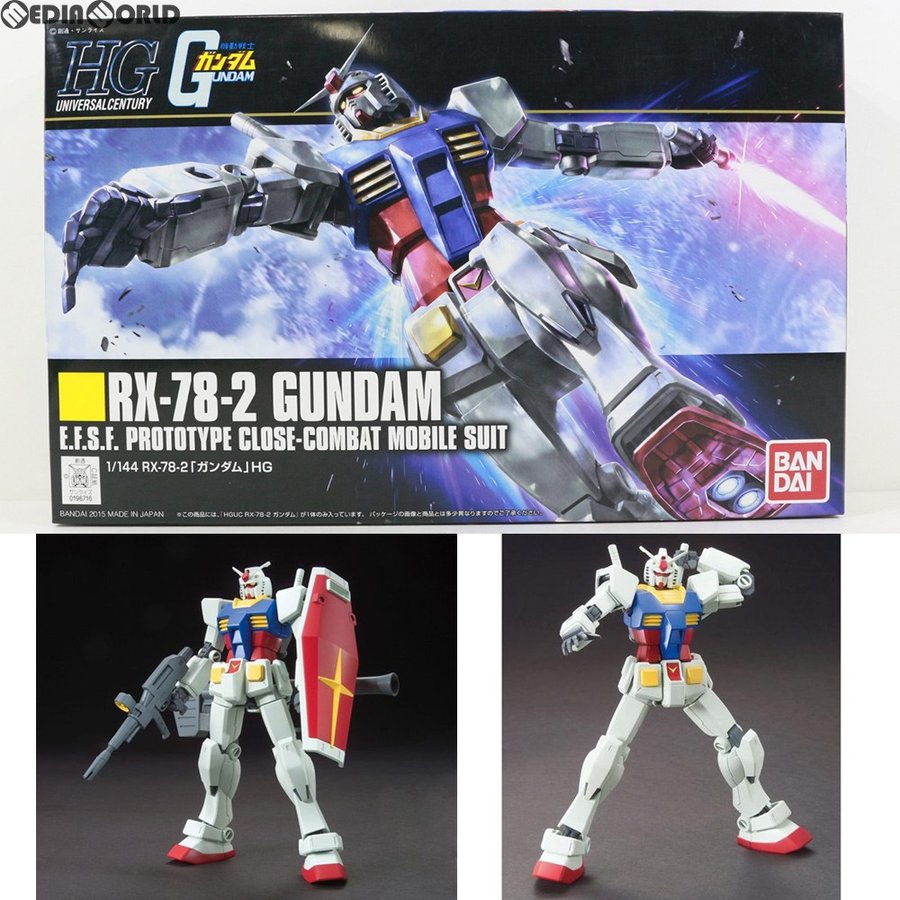 中古即納』{PTM}HGUC 1/144 RX-78-2 ガンダム 機動戦士ガンダム プラモデル(0196716) バンダイ(20150725) 通販  LINEポイント最大0.5%GET | LINEショッピング