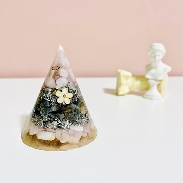 圓錐奧剛塔/療癒/orgonite
