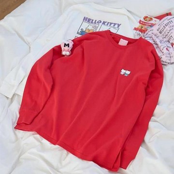FREAK'S STORE HELLO KITTY（凱蒂貓） 全印花 長袖T恤