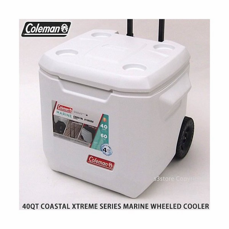 コールマン コースタル エクストリーム マリン ウィール クーラー Coleman 40qt Coastal Xt Marine Wheeled Cooler カラー Wht サイズ 40qt 通販 Lineポイント最大0 5 Get Lineショッピング