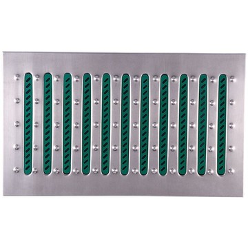 廚房地溝格柵蓋下水道排水溝304不銹鋼蓋板雨水篦子防滑縫隙承重[DD1106002]