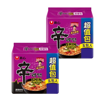 NONGSHIM 農心 辛拉麵 泰式酸辣味 123g  10包