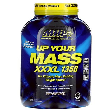 MHP, Up Your Mass XXXL 1350，牛奶巧克力，6.12 磅（2780 克）