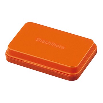 Shachihata 寫吉達 油性印台  橘色  1個