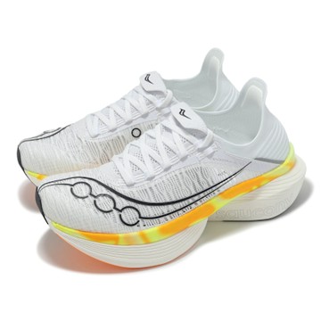 Saucony 競速跑鞋 Endorphin Elite 2 男鞋 白 橘 輕量 高回彈 長距離 馬拉松 索康尼 S30994130