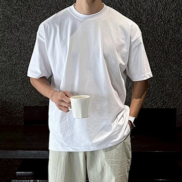 正韓Supima 涼感輕薄棉素色短袖上衣 8色 YUPPIE 預購商品 0519