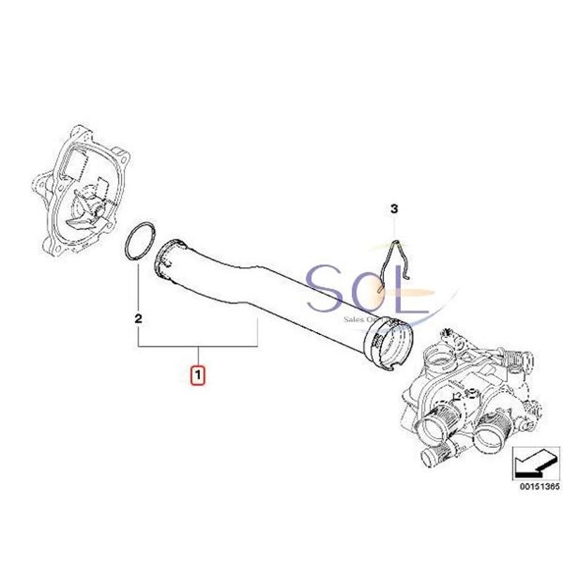 BMW MINI R55 R56 R57 R58 R59 R60 R61 ウォーターポンプ